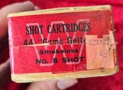 Winchester 44 Game Getter Shot Cartridges