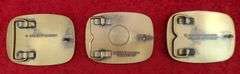 Collection of 3 Smith & Wesson Belt Buckles