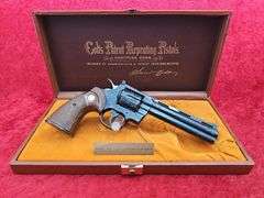 Colt  Engraved Python  357 Magnum   Revolver