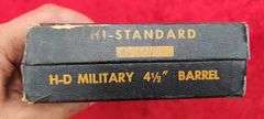 High Standard   Model H-D   22 cal.   Military Pistol w/box