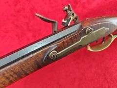 Contemporary 38 cal. Flintlock Long Rifle