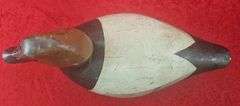 Strey? Wooden Canvasback Decoy