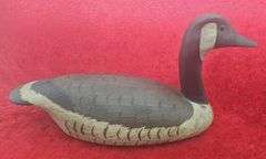 Carved Wooden Goose Decoy