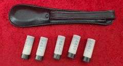 lot of 5 Dummy 12 ga. Rounds & a Black Jack