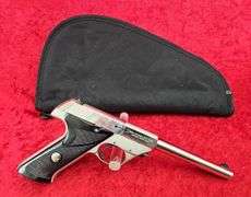 High Standard  Nickel Finished Sport King  22 cal.   Pistol