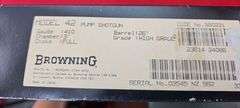 Browning   High Grade Model 42   410 ga.   Pump