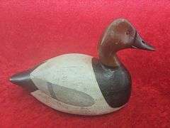 Strey? Wooden Canvasback Decoy