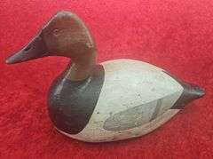 Strey? Wooden Canvasback Decoy