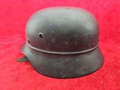 WWII German beaded Luftschutz Helmet