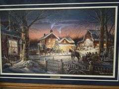 Terry Redlin Trimming the Tree framed Print