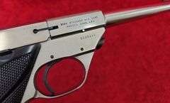 High Standard  Nickel Finished Sport King  22 cal.   Pistol