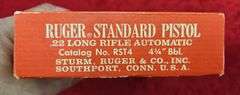 Ruger  Standard Model  22 cal.  Pistol