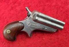 Antique 32 cal. Sharps 4 bbl. Derringer Pistol