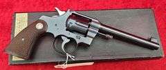 Colt   Officer's Model   22 cal.   Revolver w/original box