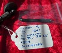 Lyman #2(D) 1892-1894 Winchester Tang Sight