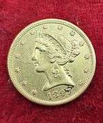 US 1897 Gold $5 Coin