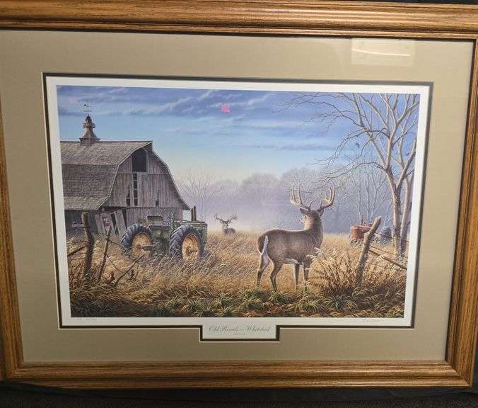 Larry Zach "Old Rivals" Whitetail Print