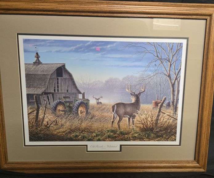 Larry Zach "Old Rivals" Whitetail Print