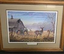 Larry Zach "Old Rivals" Whitetail Print