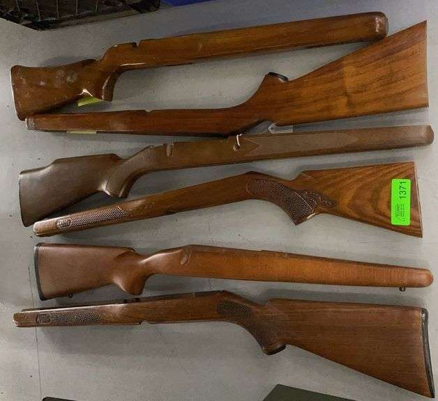 Lot of 6 Rifle Stocks - some have damage - Kramer Auction LLC