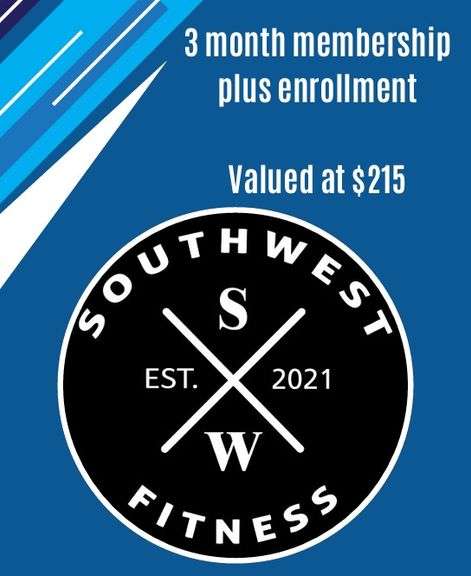 Southwest Fitness Membership (3 Months)
