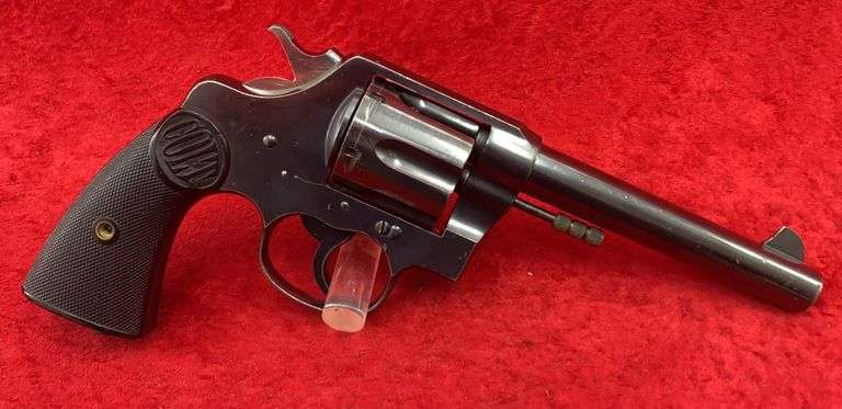 Colt  New Service   455 Eley  Revolver