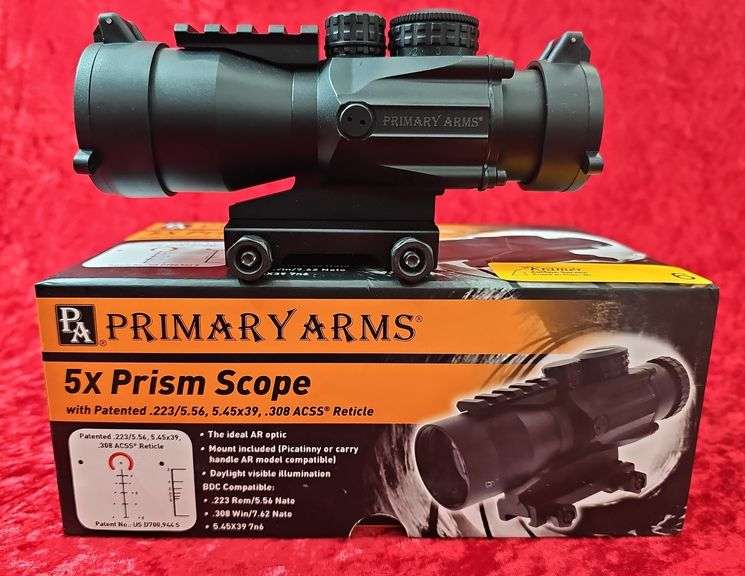 Primary Arms 5X Prism Rifle Scope