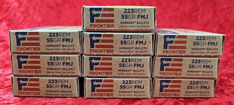 200 rds. Hornady Frontier 223 Ammo