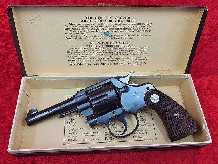 Colt  Official Police  38 cal.   Revolver