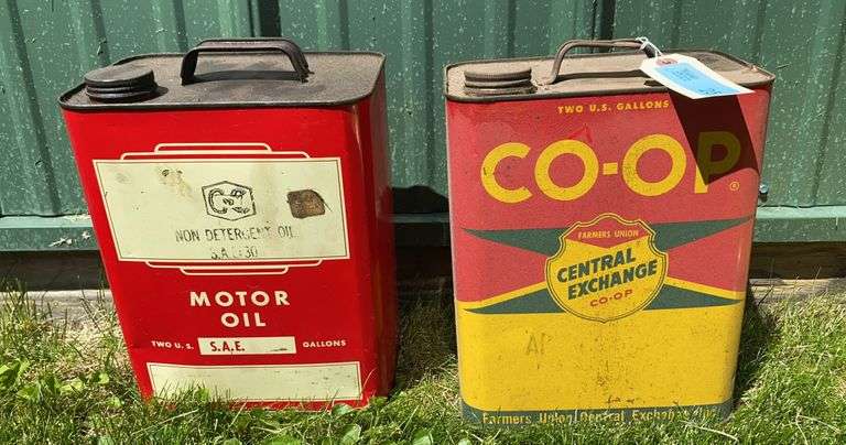 Pair of Oil Cans