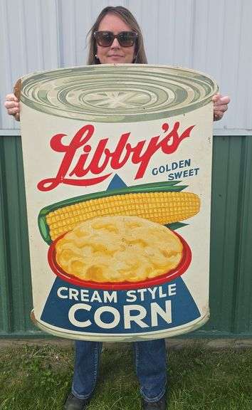 Libby's Golden Sweet Cream Corn Wooden Sign