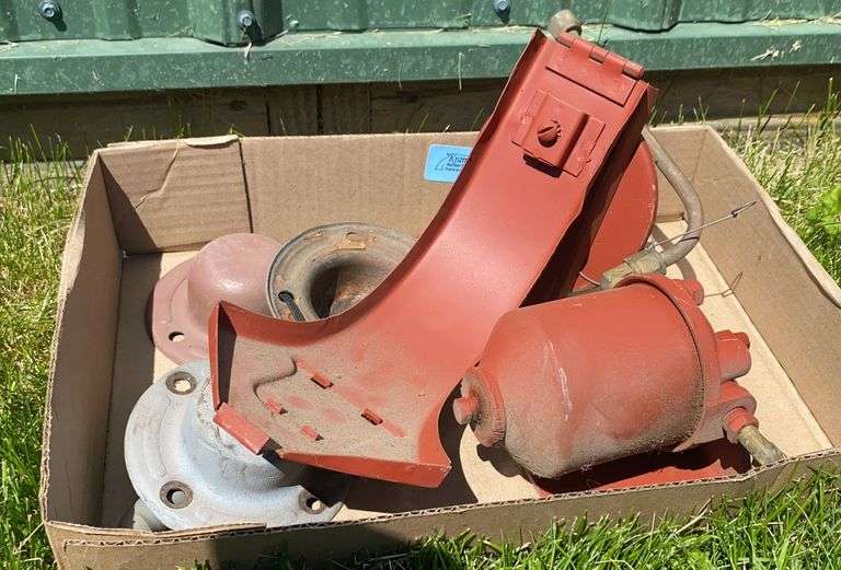 Oliver 88 Radiator Flip Cover & Misc Parts - Kramer Auction LLC