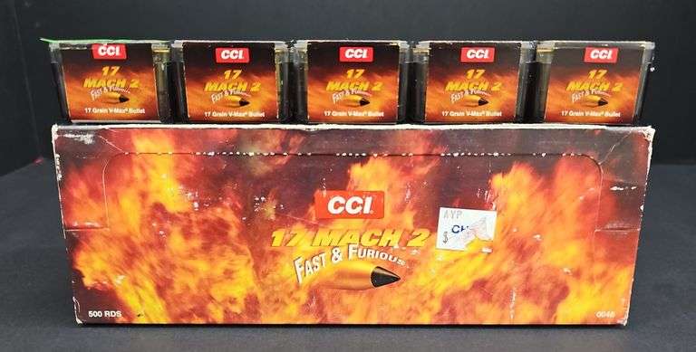 750 rds. CCI 17 Mach 2 Ammo