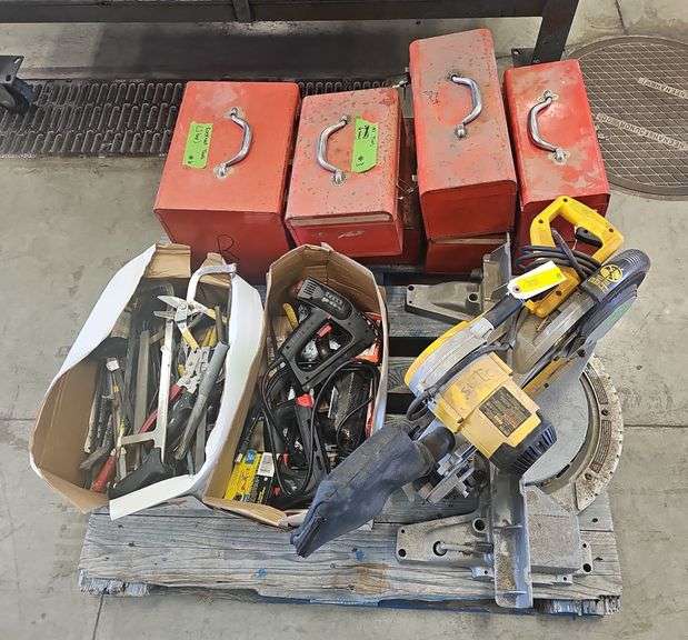 Dewalt Table Saw, Misc Handtools, Tool Boxes,