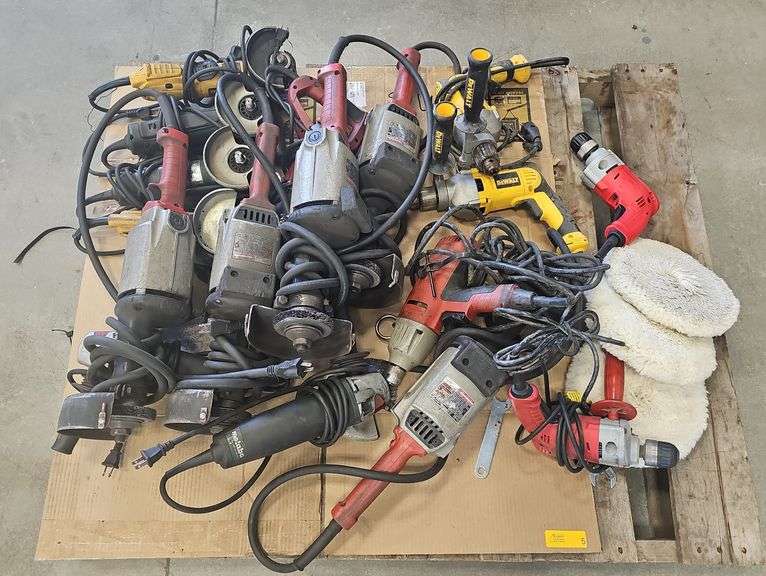 Lot of Grinders and Misc Tools