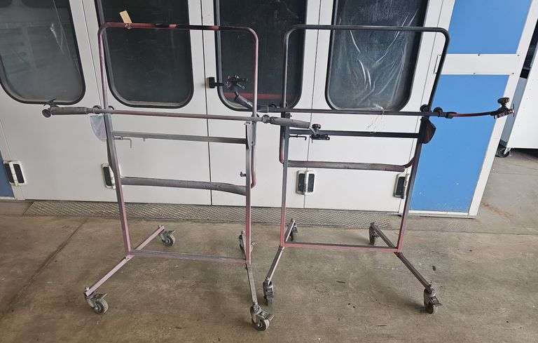 3qty Paint/Parts Racks