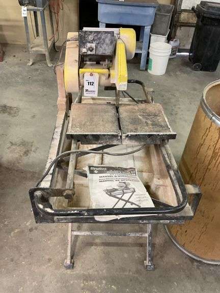 *Removed From Auction Due Item Not Functional* Brutus Tile Saw