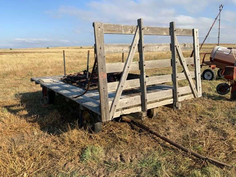 Wheeled Hay Racks 4 Wheel Hay Rack, Sold with Steel - Kraupie's Real Estate & Auctioneers