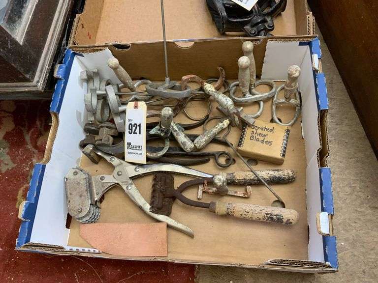 Tattoo Gun, EC Stearns Co. Diamond, Heart Ear Notcher, Paint Making