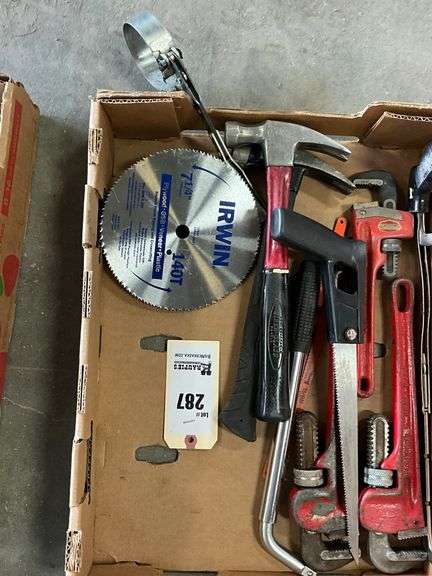 Pipe Wrenches, Hammers