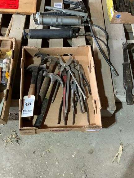5 Hammers, Nippers, Fence Pliers, and Pliers