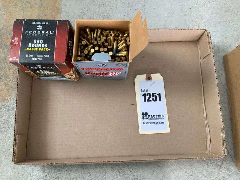 .22 LR ammo, approx 1000 rounds