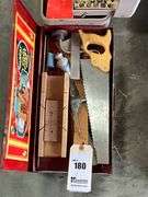 Wood Working Tools, Steel Tool Box with Misc. Tools
