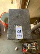 12“ x 9“ piece of steel on the stand used as an anvil