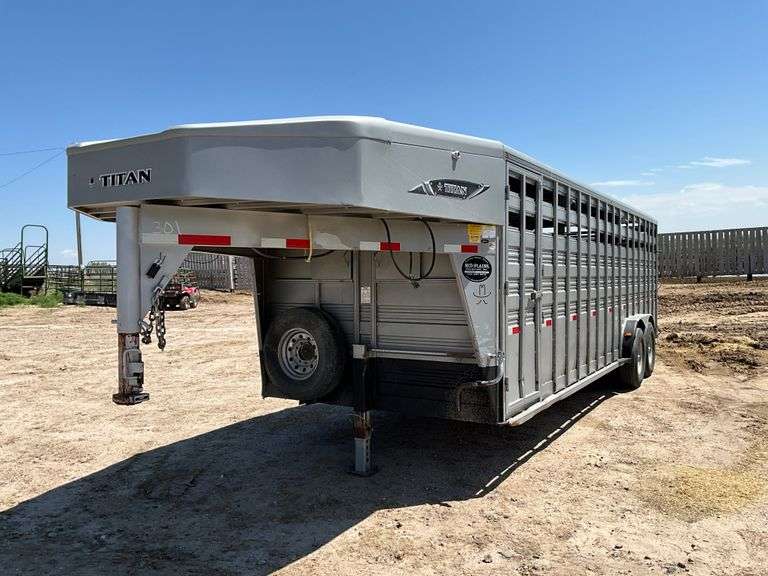 2018 Titan 24’ x 7’6” Stock Trailer
