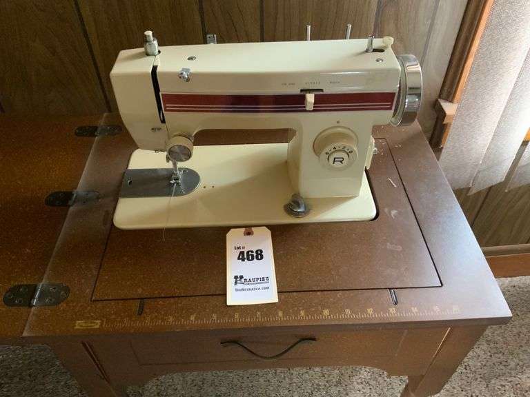 Sewing Machine in Cabinet