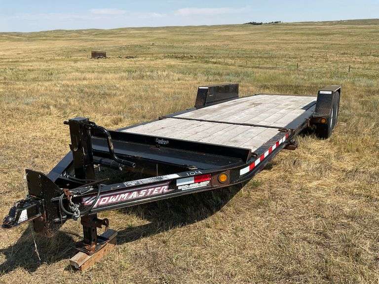 2020 Towmaster T-12DT Flatbed Tilt Deck Trailer