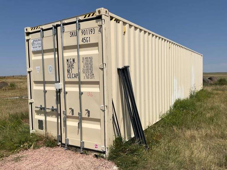 102”x8’x 40’ Storage Container - Kraupie's Real Estate & Auctioneers