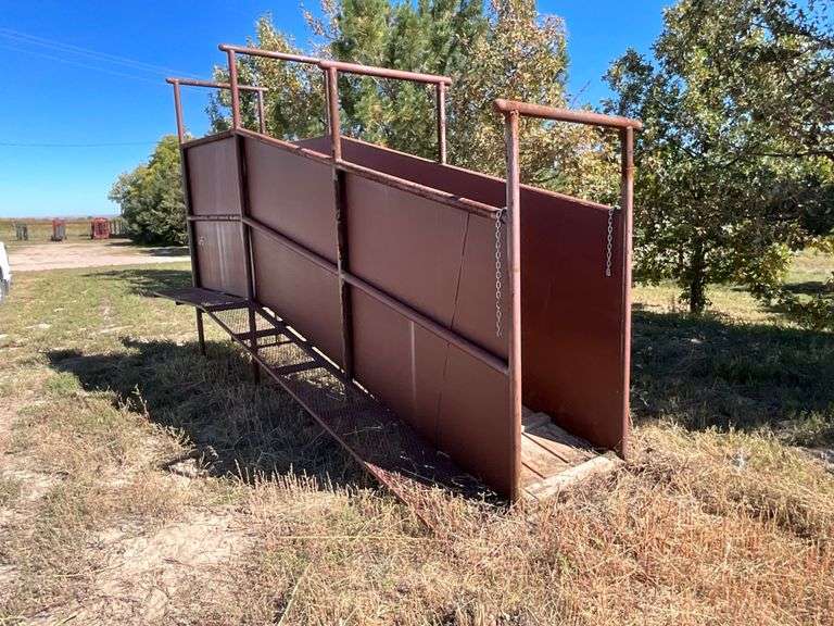 Steel Loading Chute with Wood Floor