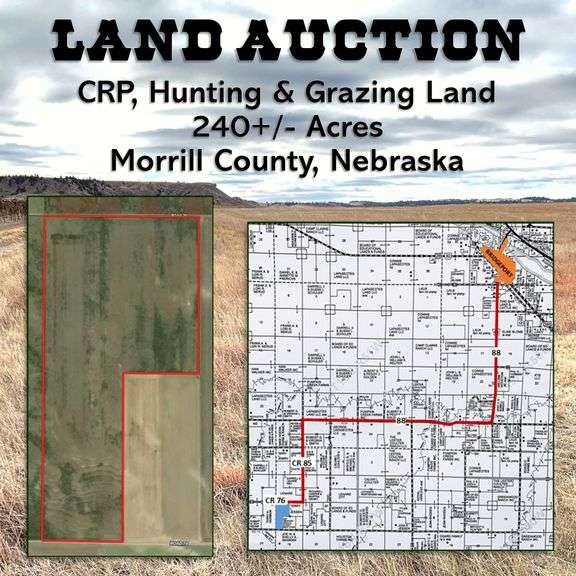 240± Acres Morrill County CRP, Hunting, Grazing Land Auction Online